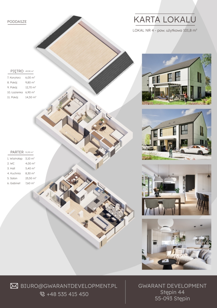 lokal 4 osiedle bursztynowe kamień gwarant development